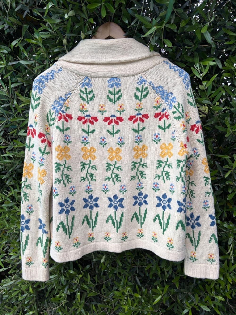 The Great Garden Lodge Cardigan Cream 0/XS - Picture 2 of 15